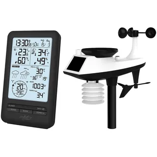 Infactory Funk-Wetterstation Schwarz 35.1129.01