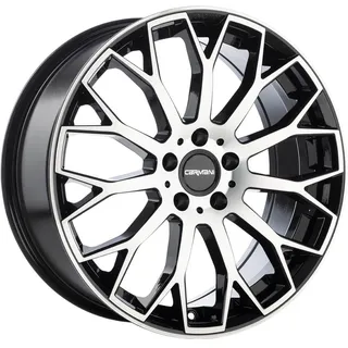 CARMANI 22 Franz 8,0 x 19 5 x 112 ET43 MB66,6 Schwarz Poliert