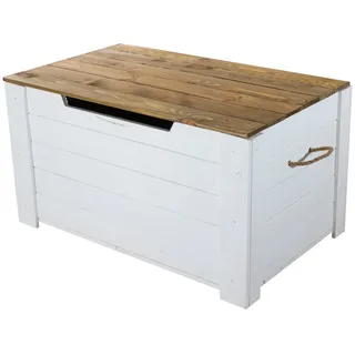 Kistenkolli Altes Land Holztruhe Pascale mit Deckel Schatztruhe Wohnzimmertisch Holztisch Truhe Aufbewahrungskiste