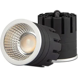 ISOLED LED Spot RGB+3000K GU10 8W 5-polig, 24V DC, silber, 60°, CRI80