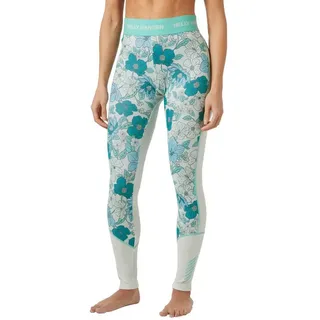 HELLY HANSEN Lifa Merino Midweight Graphic Pant Seafoam Floral S