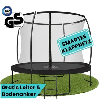 Zero Gravity Outdoor Trampolin 305 cm rund Schwarz