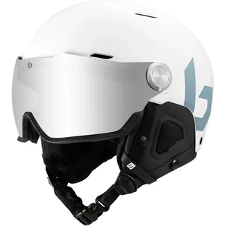 Bollé Might Visor | Ski-Helm mit Visier | Hochfeste ABS-Schutzkappe | Optimale Belüftung | Abnehmbare Ohrpolster | Anti-Beschlag- und Kratzschutz