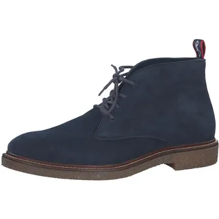 Marco Tozzi by Guido Maria Kretschmer Herren Stiefeletten zum Schnüren aus Wildleder Elegant, Blau 45 - 45