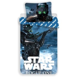 Jerry Fabrics JF0204 Bettwäscheset Star Wars Rogue One, Baumwolle, 140x200cm + 70x90cm