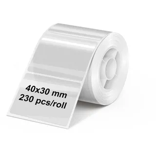 Olympia Etiketten (Rolle) 40 x 30 mm, transp.(230 Stück)