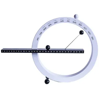 Magischer Tischkalender, Innendekoration, praktischer, magischer Schreibtischkalender, interessant, manuell, ewige magnetische Kugel, Tischdekoration, magnetischer Kalender, Dekoration, elegant für