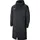 lange Winterjacke/Stadionjacke Herren Black/White S