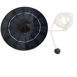 Feegow Solar Teichbelüfter, 2,5 W Solar Teich Luftpumpe Belüfter Sauerstoffpumpe für Outdoor Fischteiche Solar Sauerstoff für Teich, Angeln Belüfter für Fische