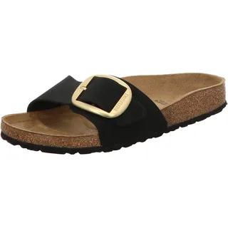 Birkenstock Madrid Big Buckle Nubukleder schwarz 40