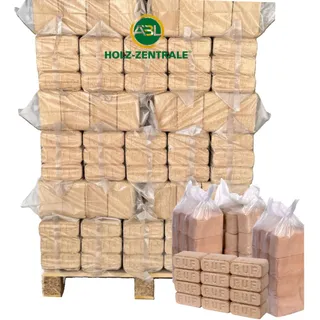RUF BRIKETTS 100% Buche – 960 kg Hartholzbriketts, 96 Packungen je 10 kg