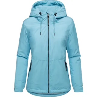 Winterjacke RAGWEAR "Bevin Warm YOUMODO", Damen, Gr. 4XL (48), cloud, Obermaterial: 100% Polyester; Innenfutter: 100% Polyester; Wattierung: 100% Polyester, tailliert hüftbedeckend, hoch geschlossener Ausschnitt, verstellbar elastischer Bund mit Druckknöpfen,verstellbar, Jacken Winterjacke, Wasserdichte Damen Jacke für den Winter