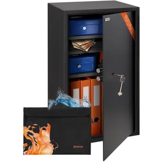 Brihard Business XXL Tresor mit Schlüssel 73x40x36cm / keine Sicherheitsstufe
