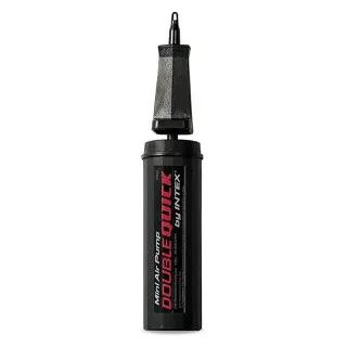 Intex 69613 – Mini-Doppel-Schnellpumpe, Kunststoff, Schwarz, 29 cm