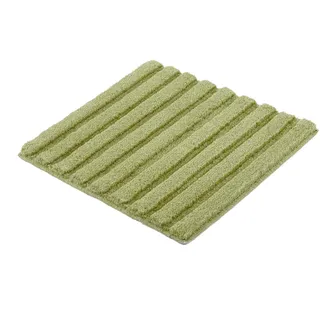 KLEINE WOLKE Badteppich Cord Grün 60 x 60 cm