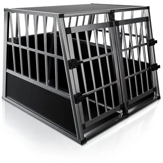 Juskys Aluminium Hundetransportbox