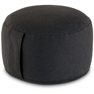 Amagohome Yogakissen Yogakissen Meditationskissen Augenkissen Sitzkissen rund ø31xH20cm Bez