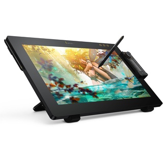 Xencelabs Pen Display 24 Grafiktablett 4K Professionelle 99% Adobe RGB Zeichenmonitor Zeichentablett mit 2 Batterielosen Stiften 8192 und Quick Keys Kompatibel für Windows-ARM/Windows/Mac/Linux