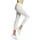 Damen Leggings W Le halb-blickdicht einfarbig 1 Stück Weiß White 2209 S-M S-M