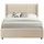 120 x 200 cm Beige mit Matratze H3