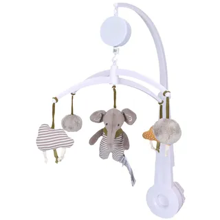 Sterntaler Baby Mobile Baby Baby Mobile Elefant Eddy - Windspiel, Babybett Spielzeug, Babymobile - grau