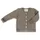 Natur Baby Strickjacke Rundhals Langarm 70 Merinowolle 30 Seide 62-68