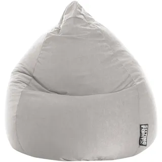 Sitting Point Sitzsack BeanBag Easy XL Mikrofaser Grau