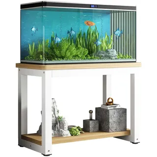 Aquarium Unterschrank Aquariumtisch 70 Cm Hoch, Aquarienständer 40, 50, 60, 80, 90, 100, 120 Cm, Terrarienständer mit Pflanzenregal, Stabiles Aquarium-Präsentationsgestell(D,60x40cm(23 5/8"x15 3/4"))