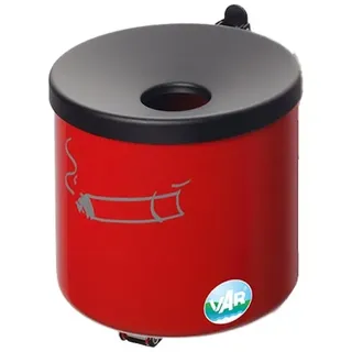 Proregal Robuster Ascher zur Wandmontage 2,4 Liter Rot