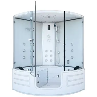 AcquaVapore AquaVapore Dampfdusche Whirlpool Dusche Duschkabine K70-WS-EH-EC 150x150cm