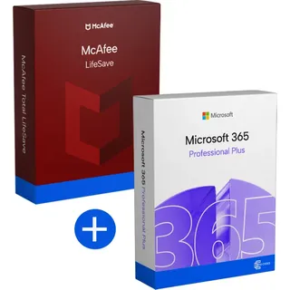 Office 365 und McAfee LiveSafe Bundle – 1 Jahres Konto/Lizenz