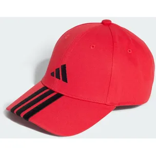 Adidas 3-Streifen New Logo Baseball Kappe Pure Ruby / Black Erwachsene (M/L)