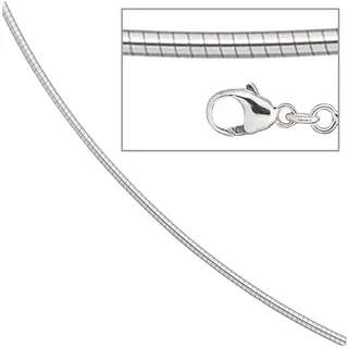 Jobo Halsreif 585 Weißgold 50 cm