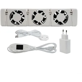Efficient Radiator Booster Fan With Adjustable Speed And Automatic Operation For Home Comfort(Monos set)