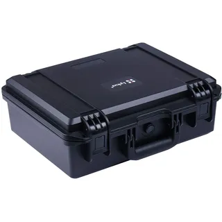 Lykus HC-3810 Wasserdicht Kamerakoffer/Fotokoffer mit anpassbar Rasterschaumstoff, Innengröße 38x28x13.5 cm, geeignet für DSLR Kamera,kleine Drohne,Werkzeugkoffer,Camcorder,gopro 7 und andere