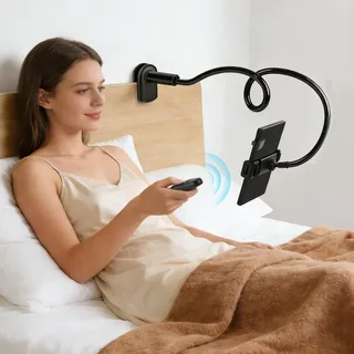 Eirolace Kindle Halterung Mit Fernbedienung,Mit Rf Fernbedienung Seitenwenden,360°-Einstellung,Kindle Halterung Oasis,Paperwhite,Pocketbook,Tolino,Kobo,iPad mini 4.7–8.6 Zoll