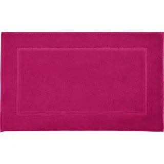 REDBEST Duschmatte Duschvorlage, Walk-Frottier Uni rosa
