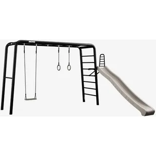 Berg Toys BERG PlayBase Large TL Black »Play-Set« inkl. Schaukelsitz, Turnringen und Rutsche