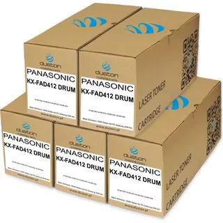 5x KXFAD412, KX-FAD412 Band Schwarz kompatibel mit Panasonic c KXMB2000 2010 2025 2030