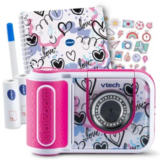 Vtech KidiZoom Print Cam Scrapbook Bundle pink