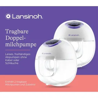 Lansinoh Tragbare Doppelmilchpumpe 1 st