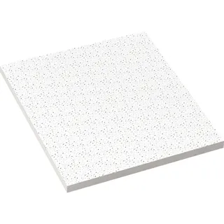 GGM Möbel 10er-Set Mineralfaserplatte | Weiß | 60x60cm | Rasterdeckenplatten