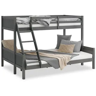 Homestyle4u Etagenbett 90x200 140x200 cm, Kinder- & Jugendzimmer, Kindermöbel, Kinderbetten, Etagenbetten