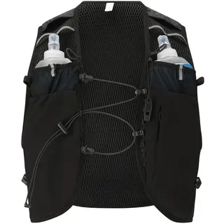 Endurance Unisex Genend Running Vest mit Flaschen schwarz