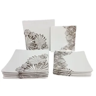 g.e.t. Speiseteller 12er Set 12,5 cm weiß