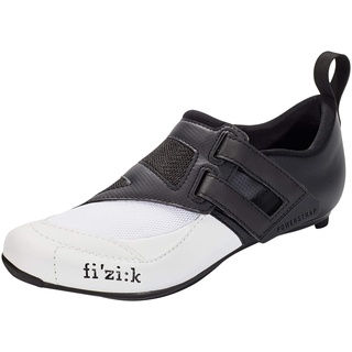 fizik Transiro Powerstrap R4 Triathlonschuhe schwarz/weiß - 40 2/3 EU