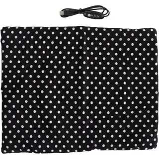 Eosnow Heizkissen Waschbar Faltbar 3 Temperatur Einstellbare Usb -ladung Haustier Für Katzenhund Weißer Punkt Erhitzt