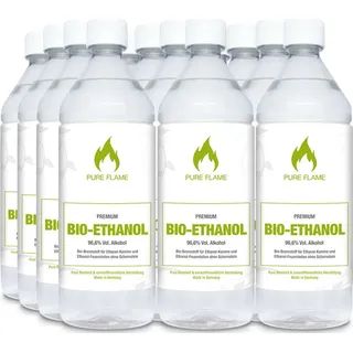 Pure Flame Premium Bioethanol Bioethanol 96,6% 30 x 1 L