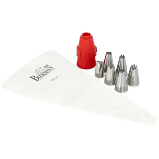 Birkmann Easy Baking Spritzbeutel-Set 8-tlg. - Edelstahl