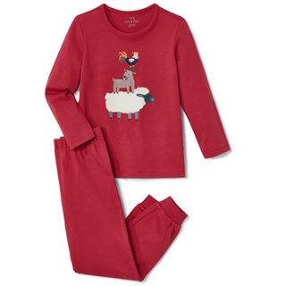 Tchibo - Kleinkind-Pyjama - Rot - Kinder - Gr.: 110/116 - rot - 110/116